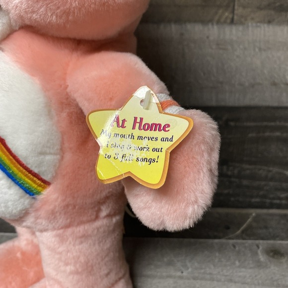 2004 Care Bears Singing Dancing Cheer Bear Let's Get Physical Exercise Workout - Picture 3 of 11